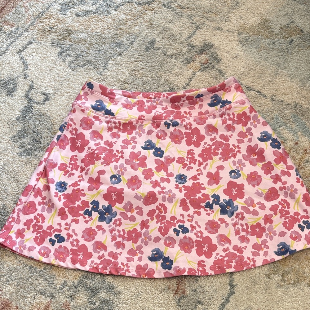 Floral Print Kids Skort